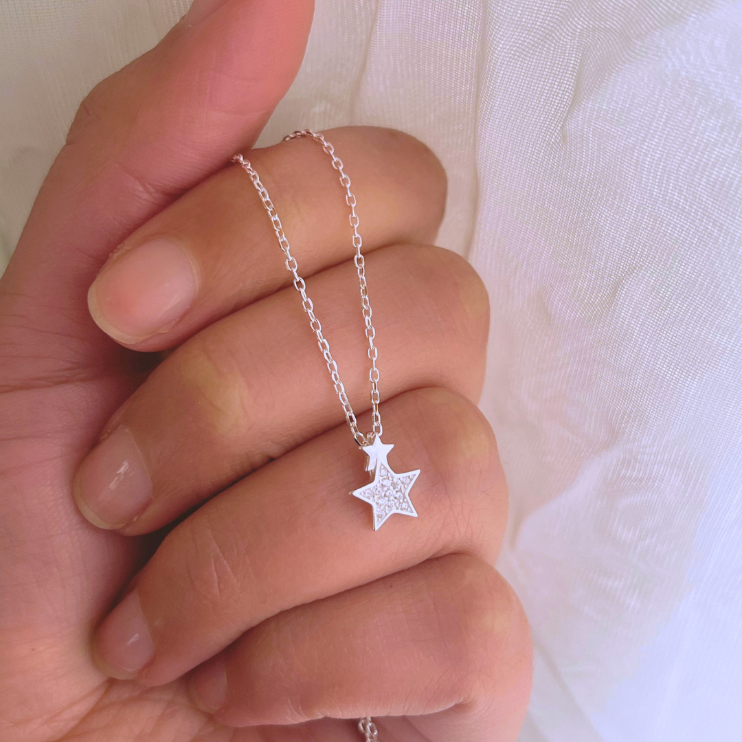 COLLAR ESTRELLA CIRCONES _ 45+3 CM