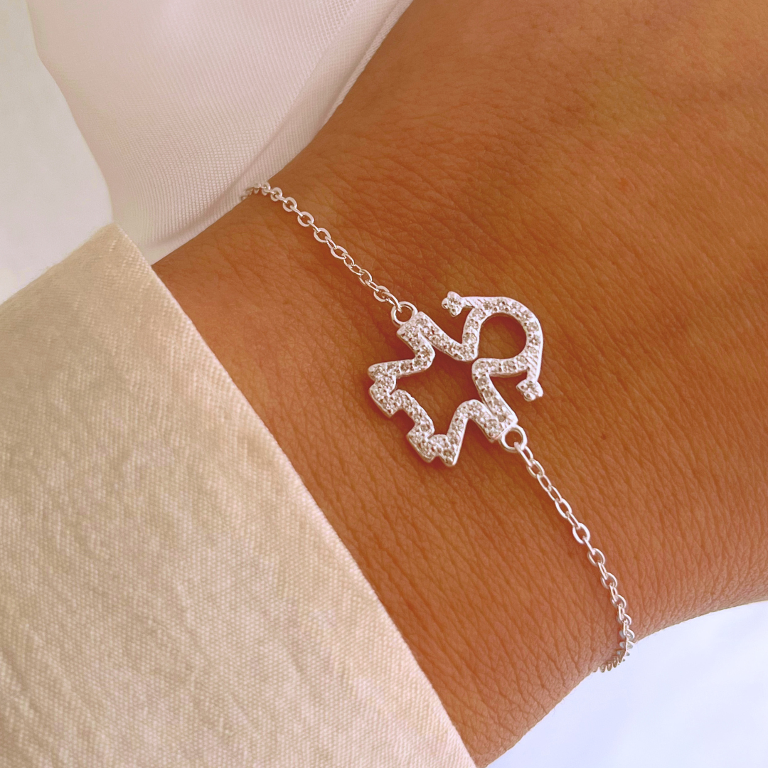 PULSERA NIÑA CIRCONES