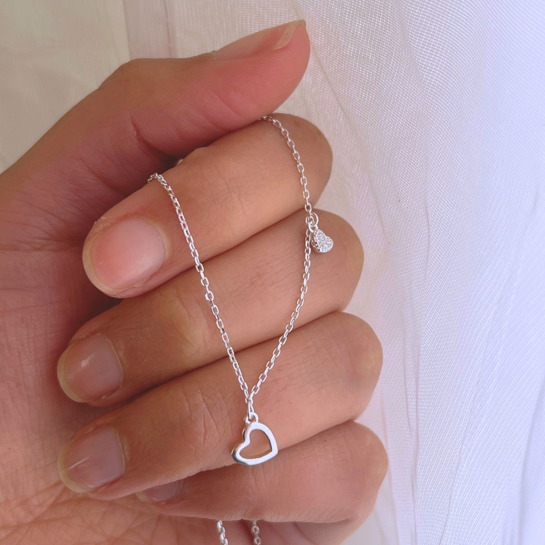COLLAR CORAZONES _ 44.5+3 CM