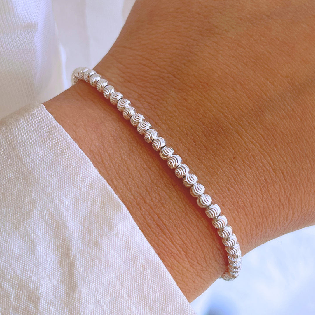 PULSERA MOSTACILLAS FACETADAS