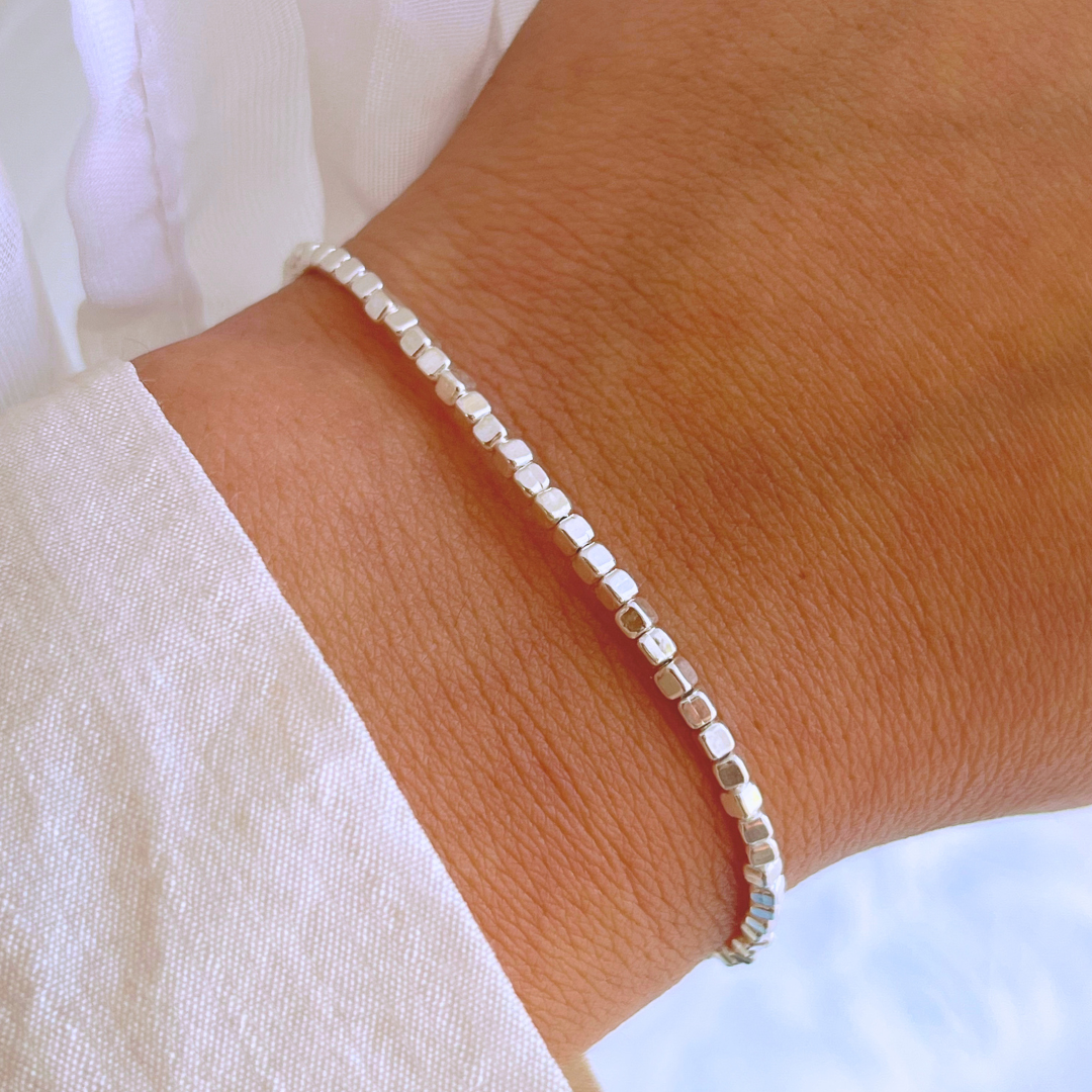 PULSERA MOSTACILLAS CUADRADAS