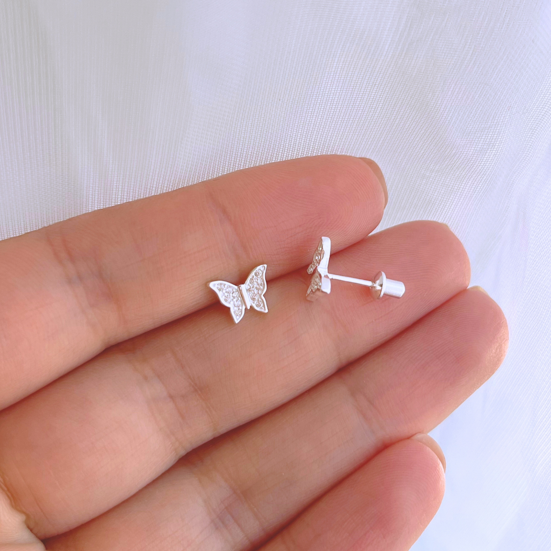 AROS CON TOPE MARIPOSA CIRCONES