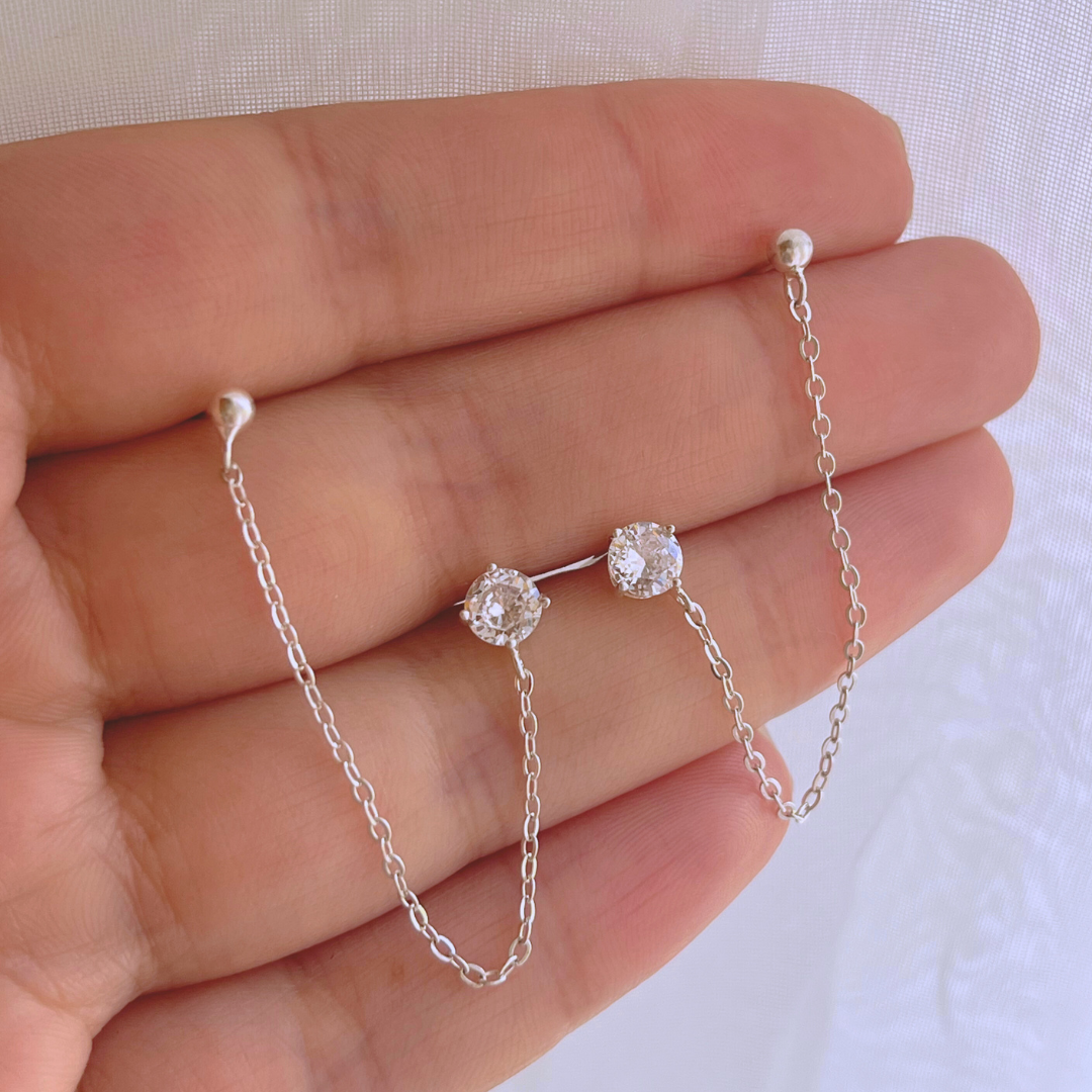 AROS DOBLE ESFERA Y CIRCONES