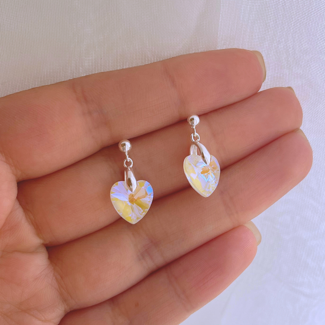 AROS CORAZÓN CRISTAL