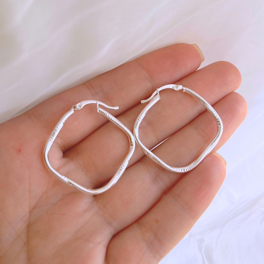ARGOLLAS ROMBO TEXTURIZADAS 30 MM