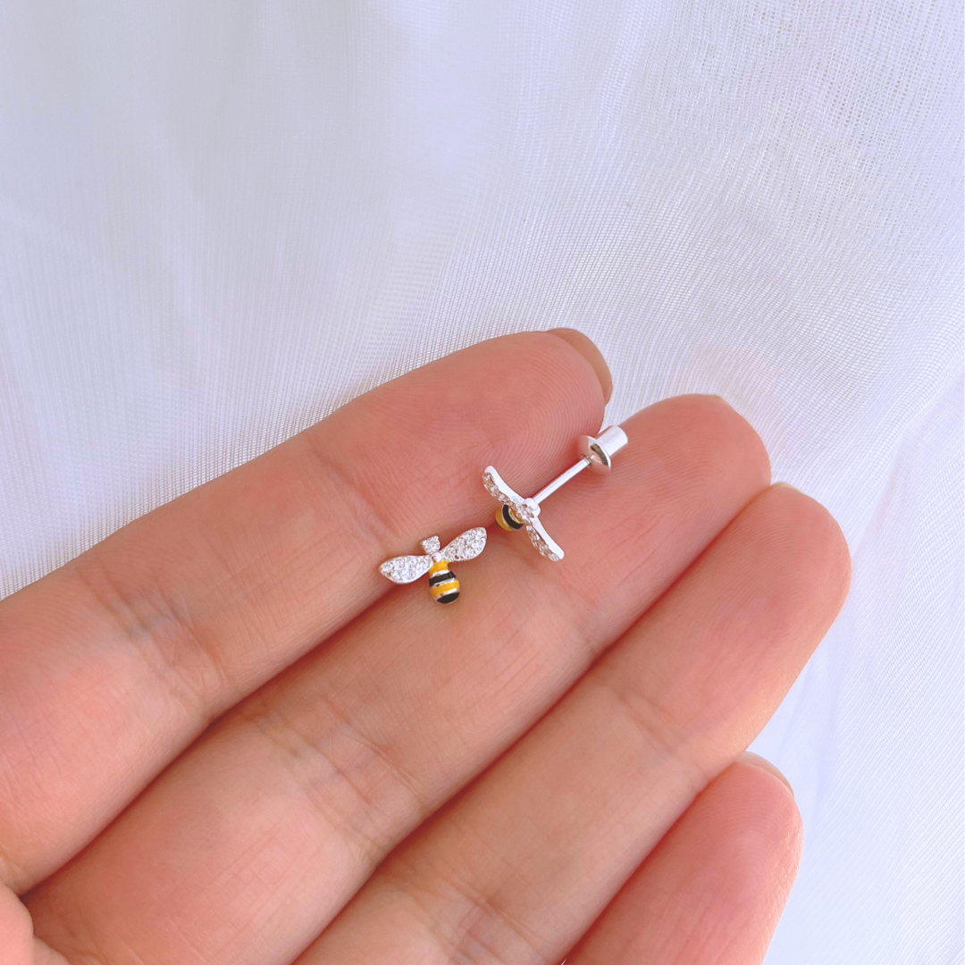 AROS CON TOPE ABEJITA CIRCONES