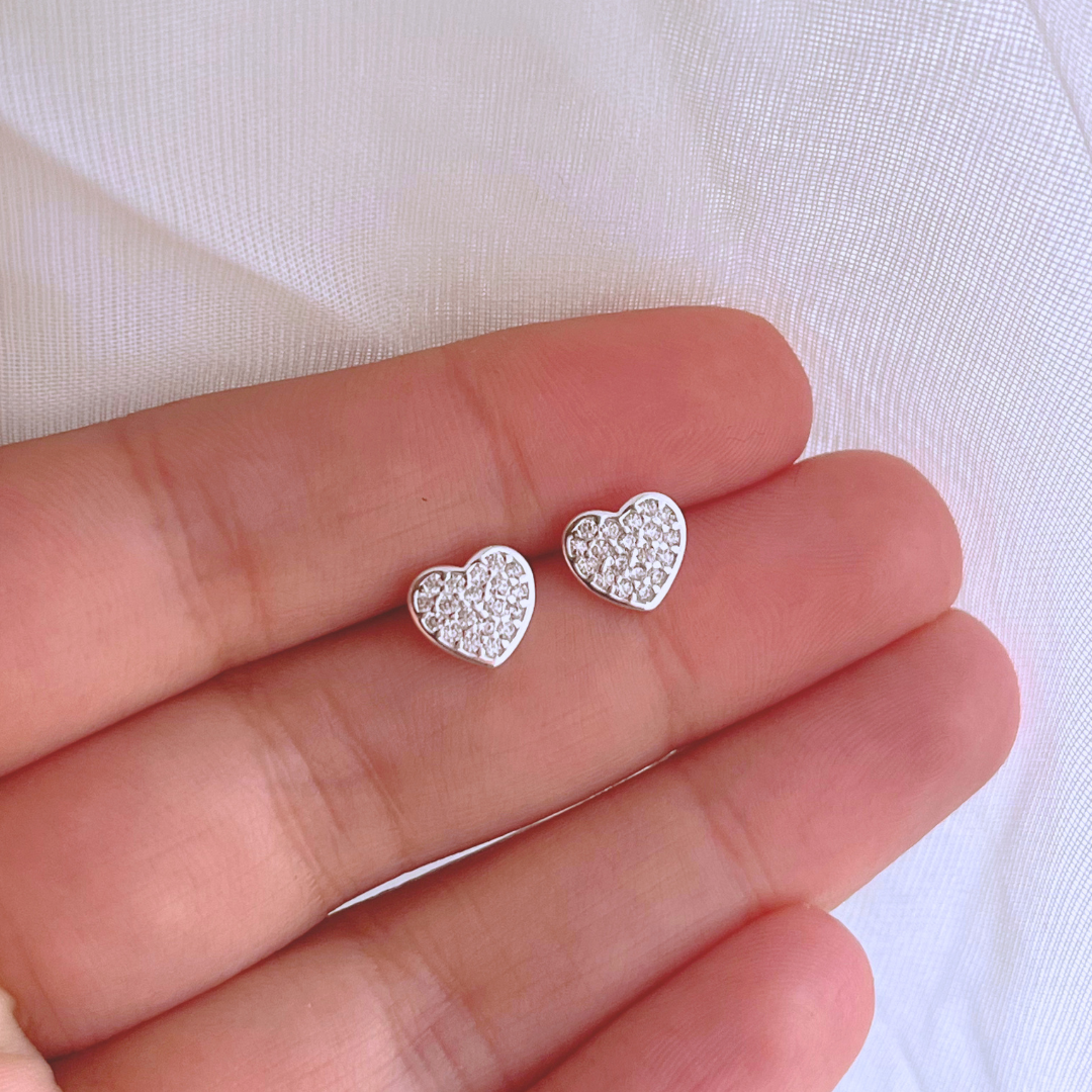 AROS CORAZÓN CIRCONES
