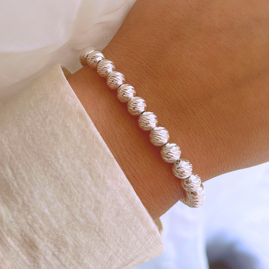 PULSERA MOSTACILLAS FACETADAS