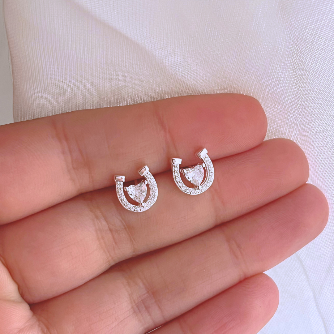 AROS HERRADURA CIRCONES Y CORAZÓN
