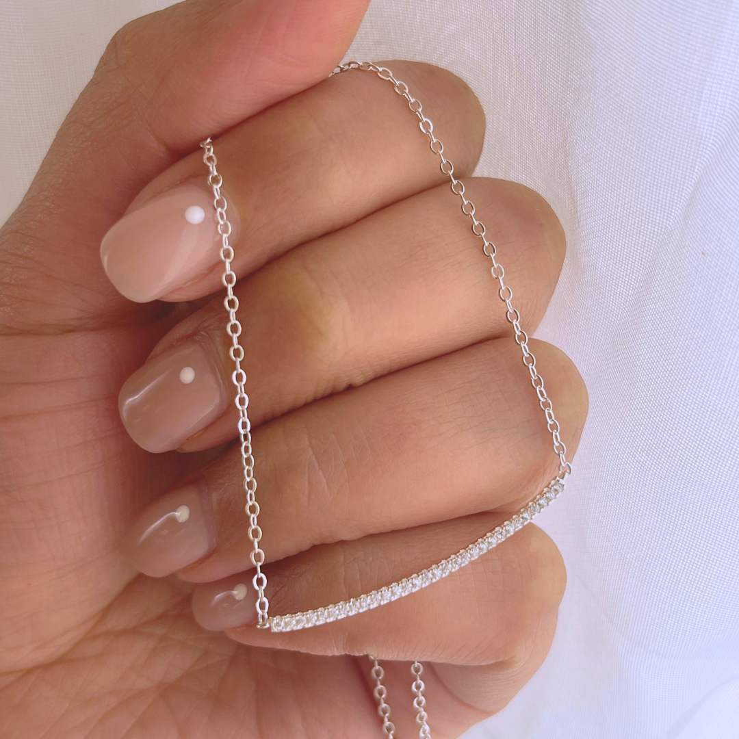 COLLAR BARRA DE CIRCONES