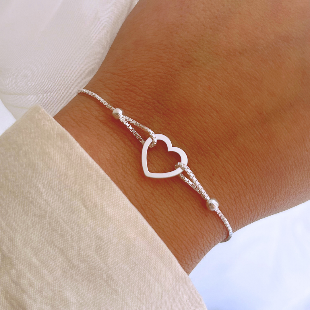 PULSERA AJUSTABLE CORAZÓN