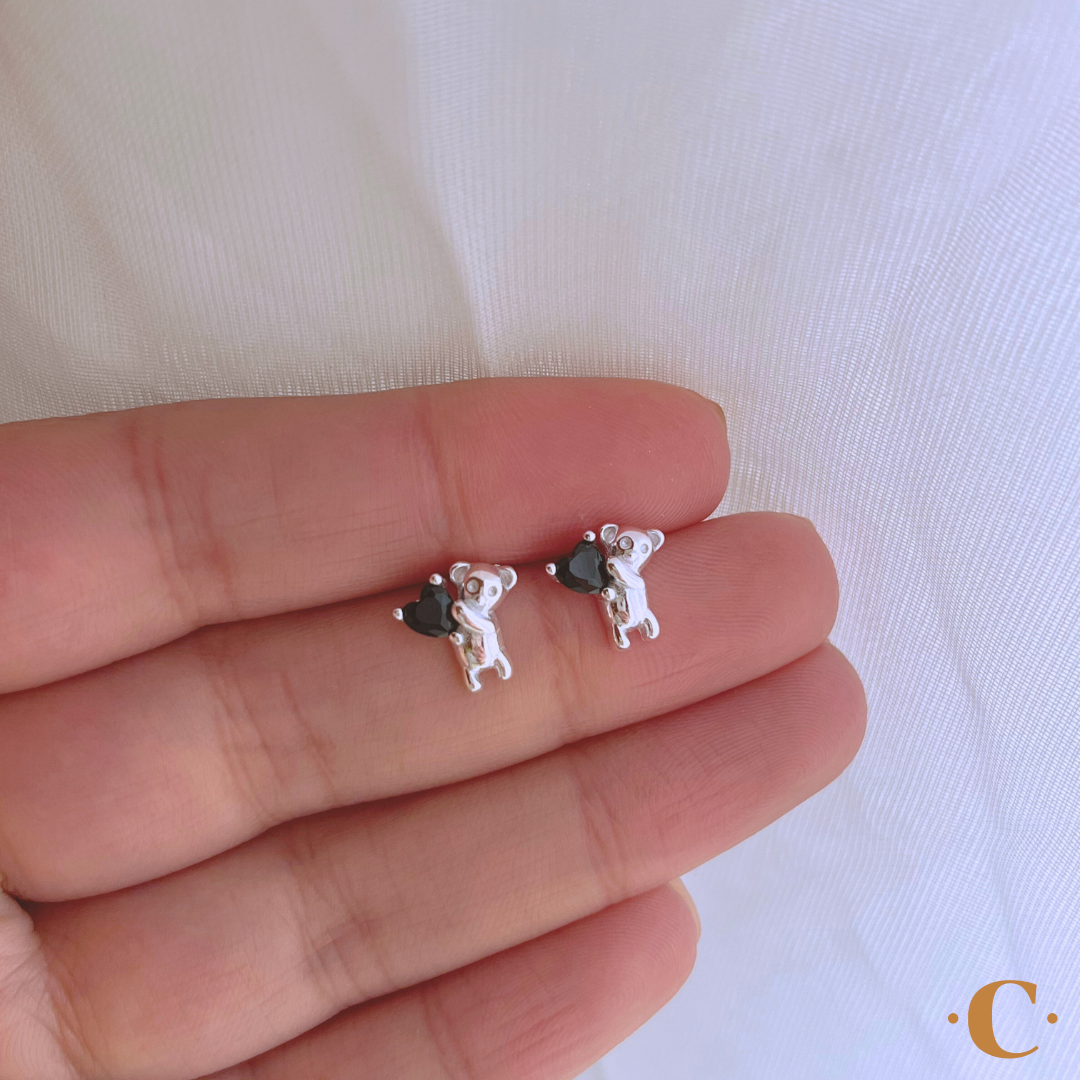 AROS OSITO CORAZÓN CIRCÓN ONIX