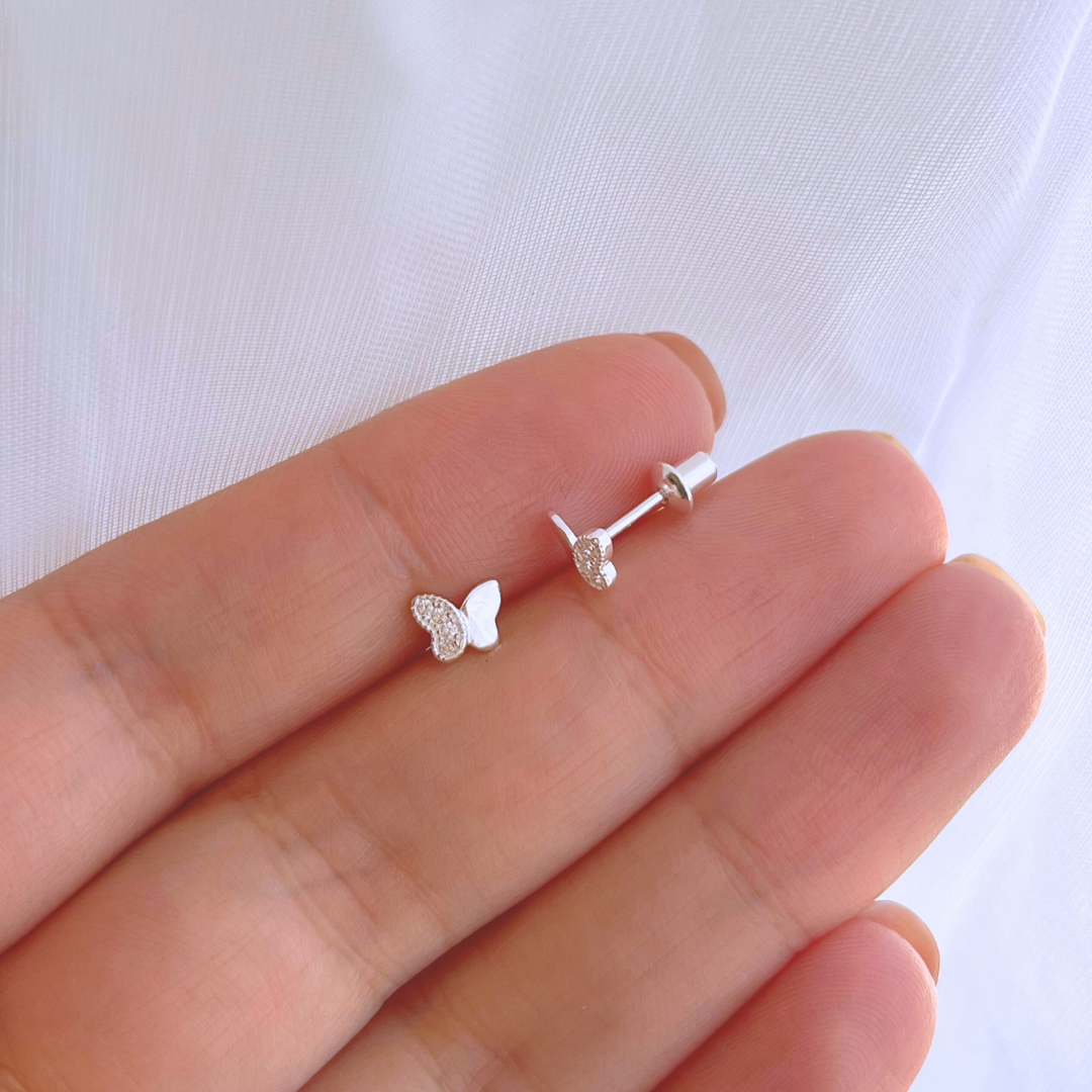 AROS CON TOPE MARIPOSA CIRCONES