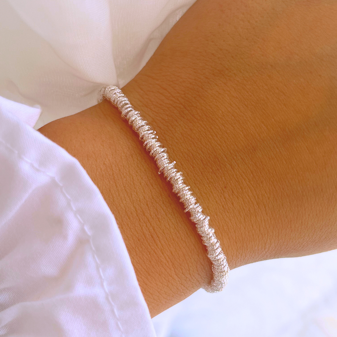 PULSERA MOSTACILLAS FACETADAS