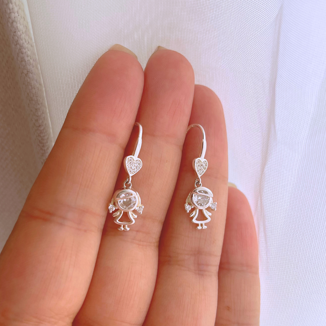 AROS LARGOS NIÑA CIRCONES