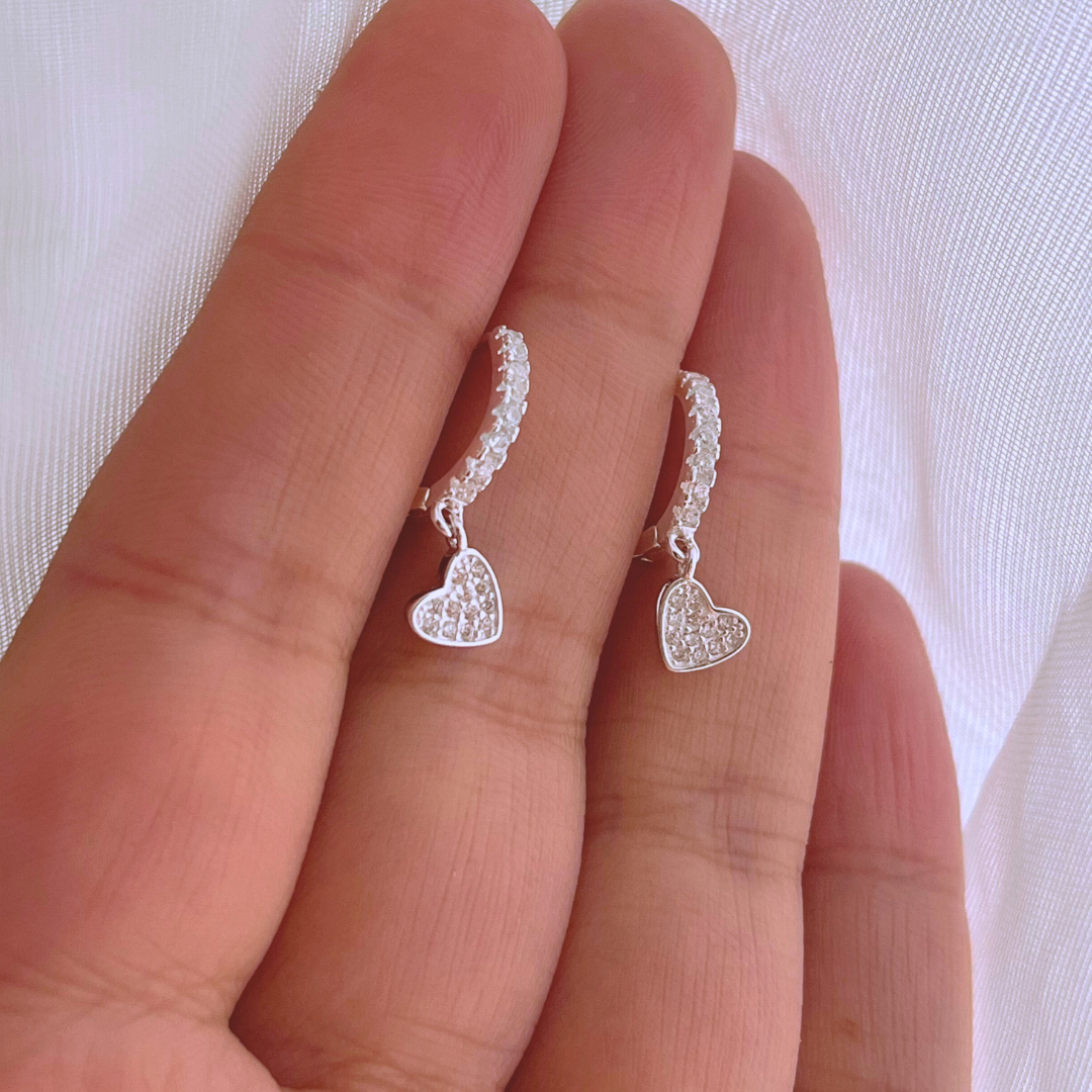 ARGOLLAS HUGGIE CORAZONES CIRCONES 12MM