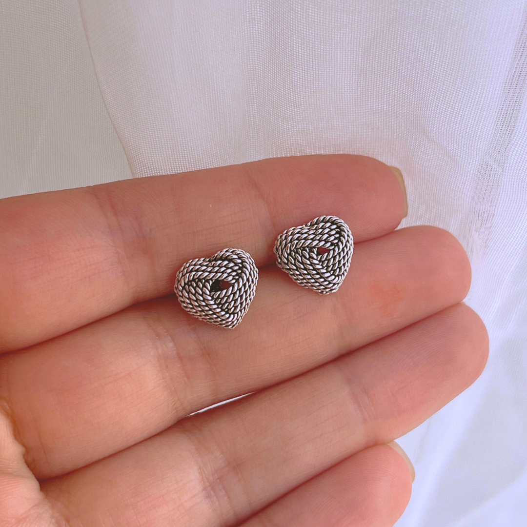 AROS NUDO CORAZÓN ENVEJECIDO