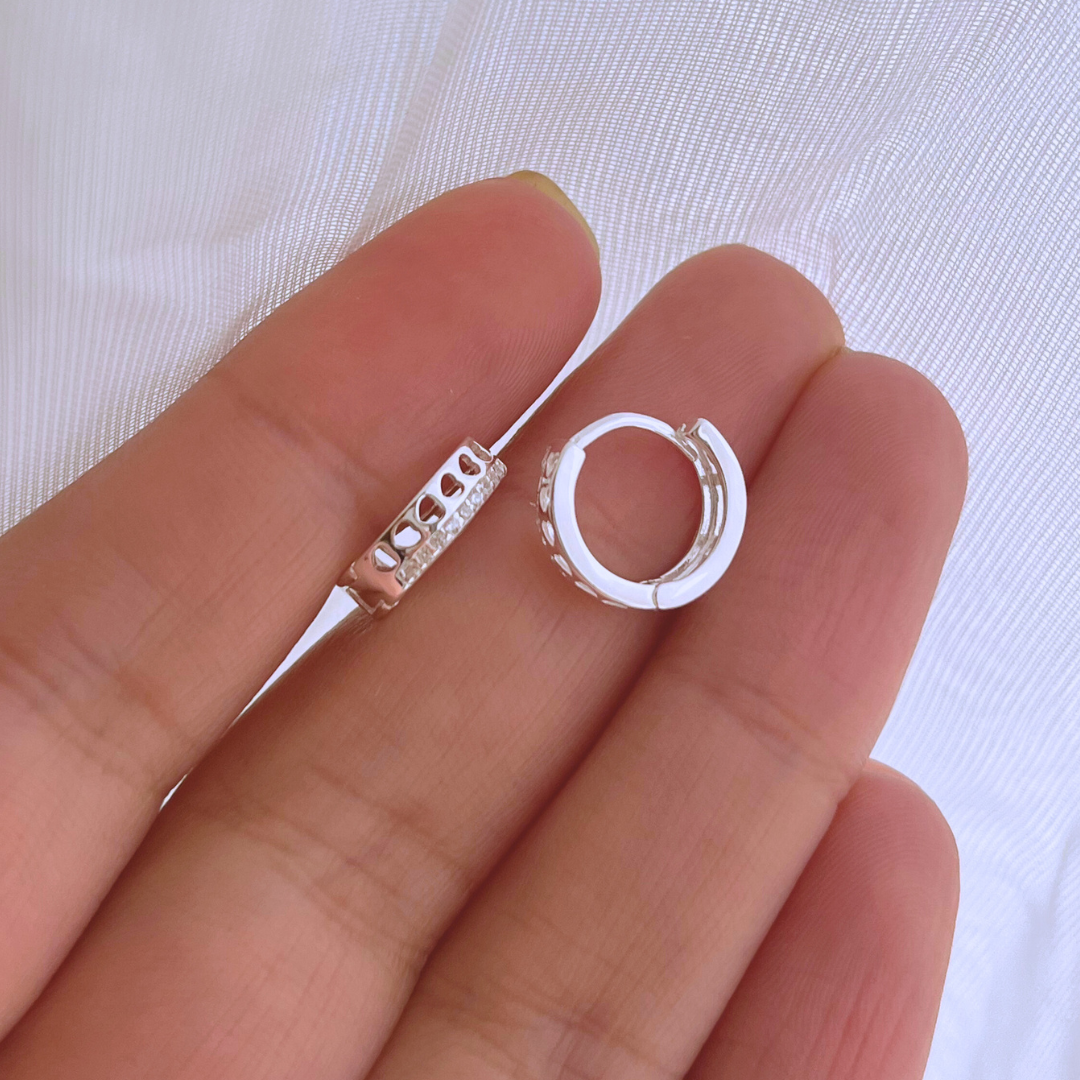 ARGOLLAS HUGGIE CORAZONES CIRCONES 12MM