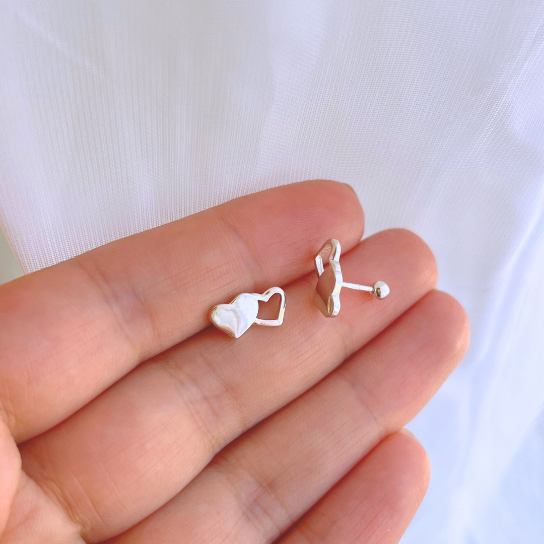 AROS CON TOPE DOBLE CORAZÓN