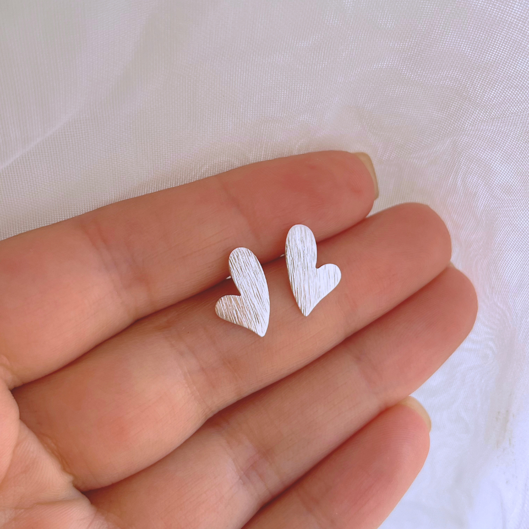 AROS CORAZÓN SATINADO