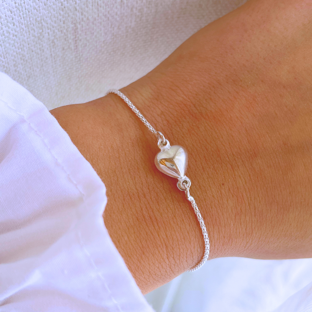 PULSERA CORAZÓN _ 18+3 CM