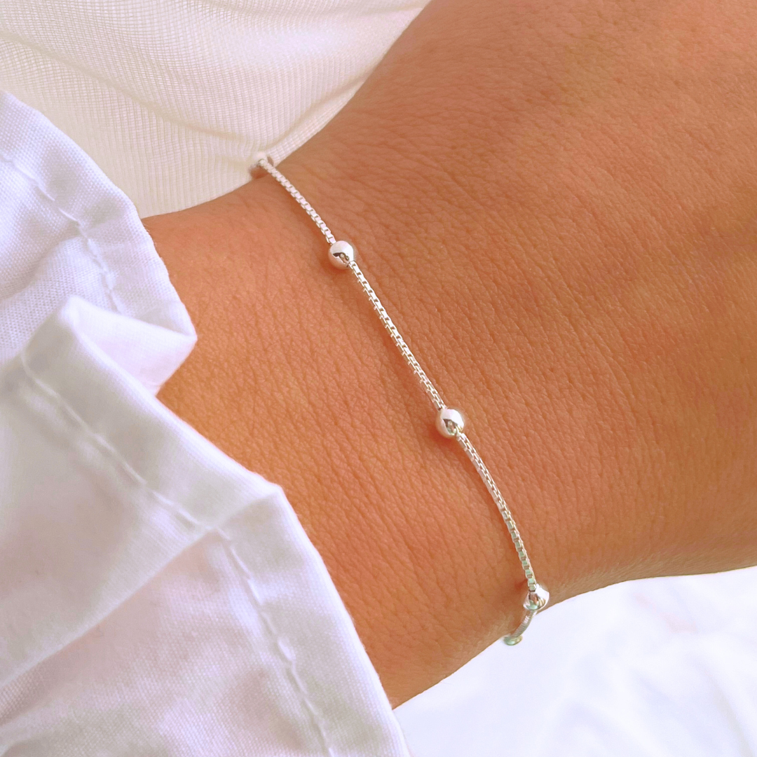 PULSERA VENECIANA CON ESFERAS