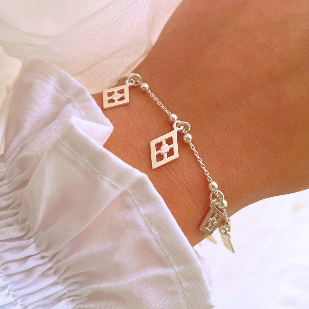 PULSERA CHICHES DE ROMBOS