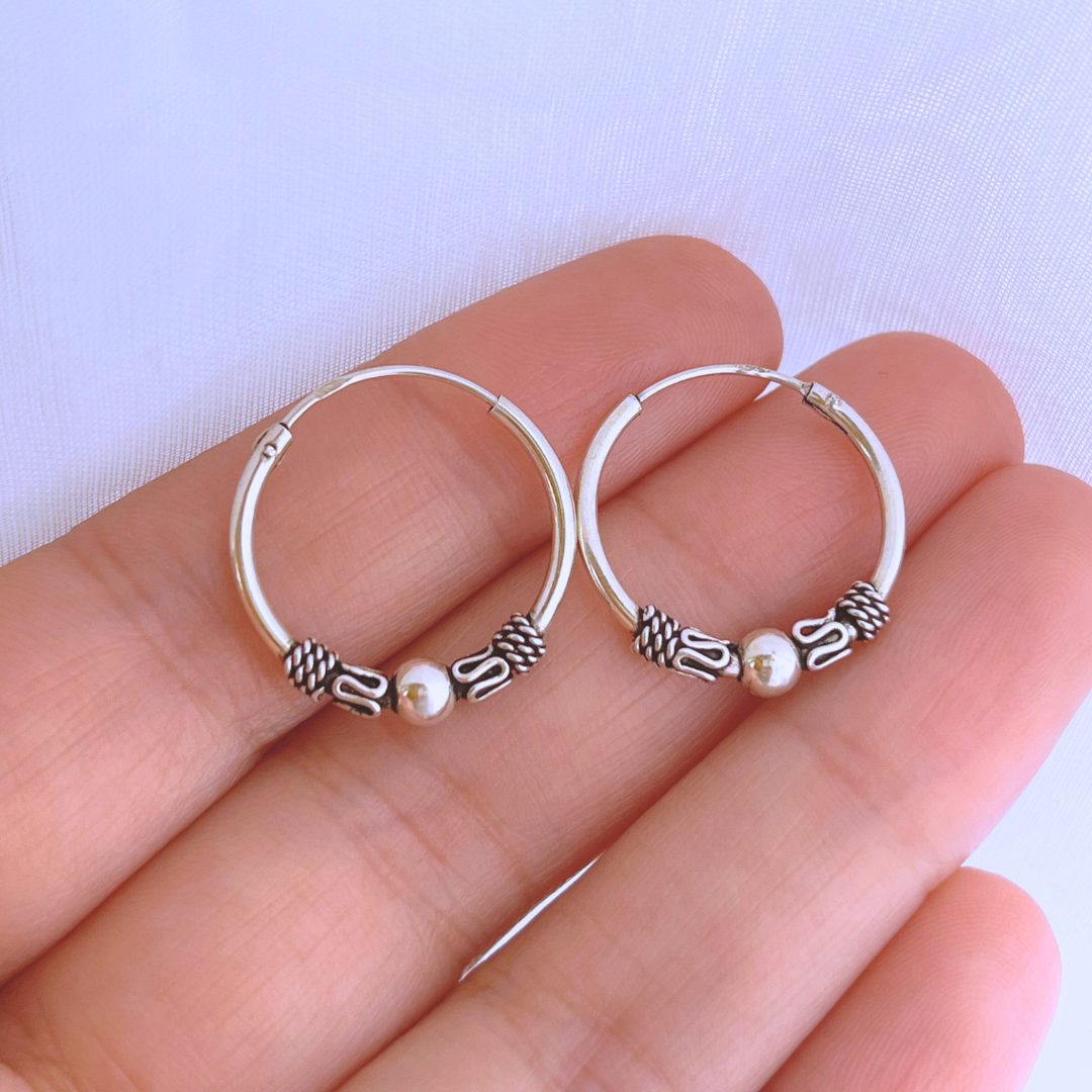 ARGOLLAS ESTILO BALI 20 MM