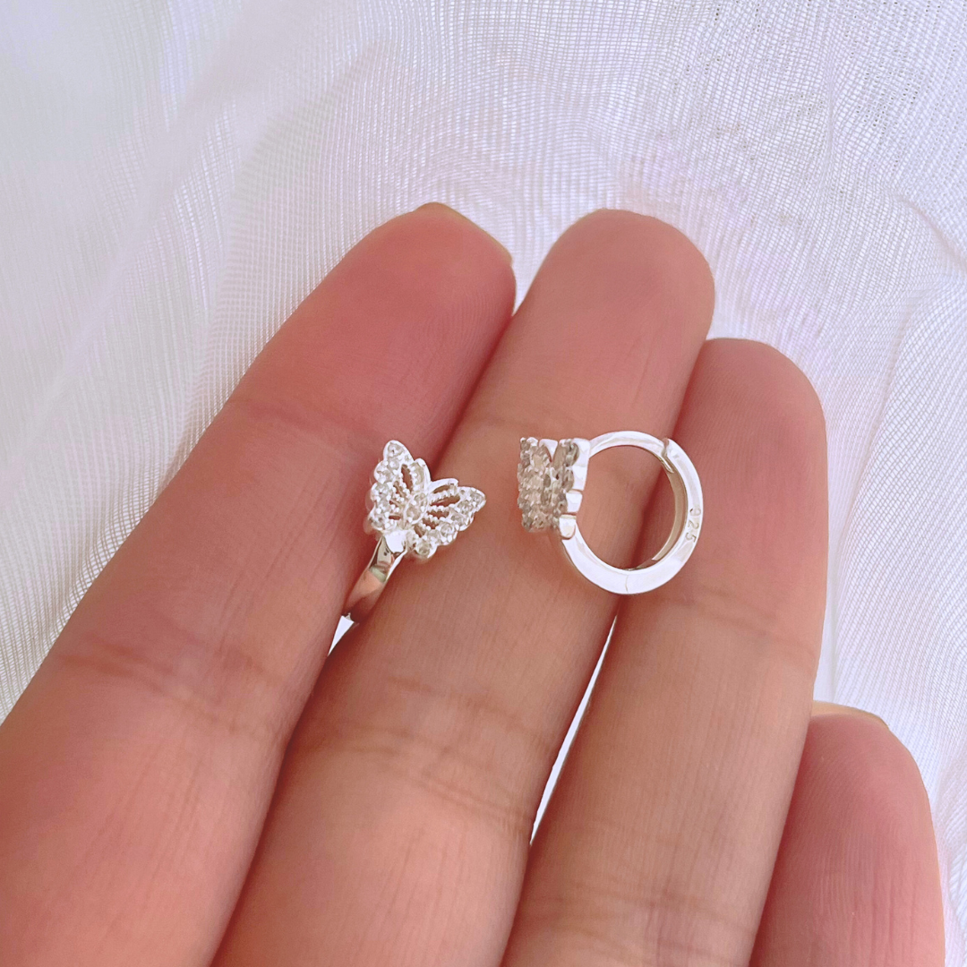 ARGOLLAS HUGGIE MARIPOSAS CIRCONES