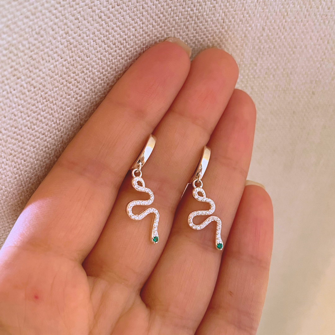 ARGOLLAS HUGGIE SERPIENTE CIRCONES 12 MM