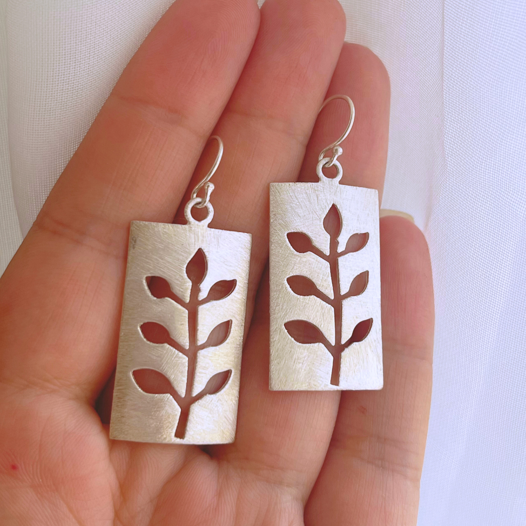 AROS LARGOS PLACA SATINADA Y RAMITA