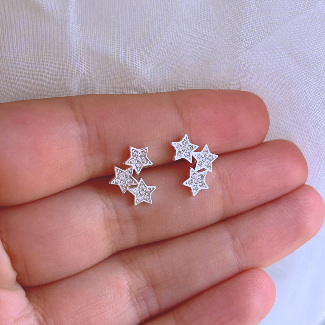 AROS TRIPLE ESTRELLAS CIRCONES