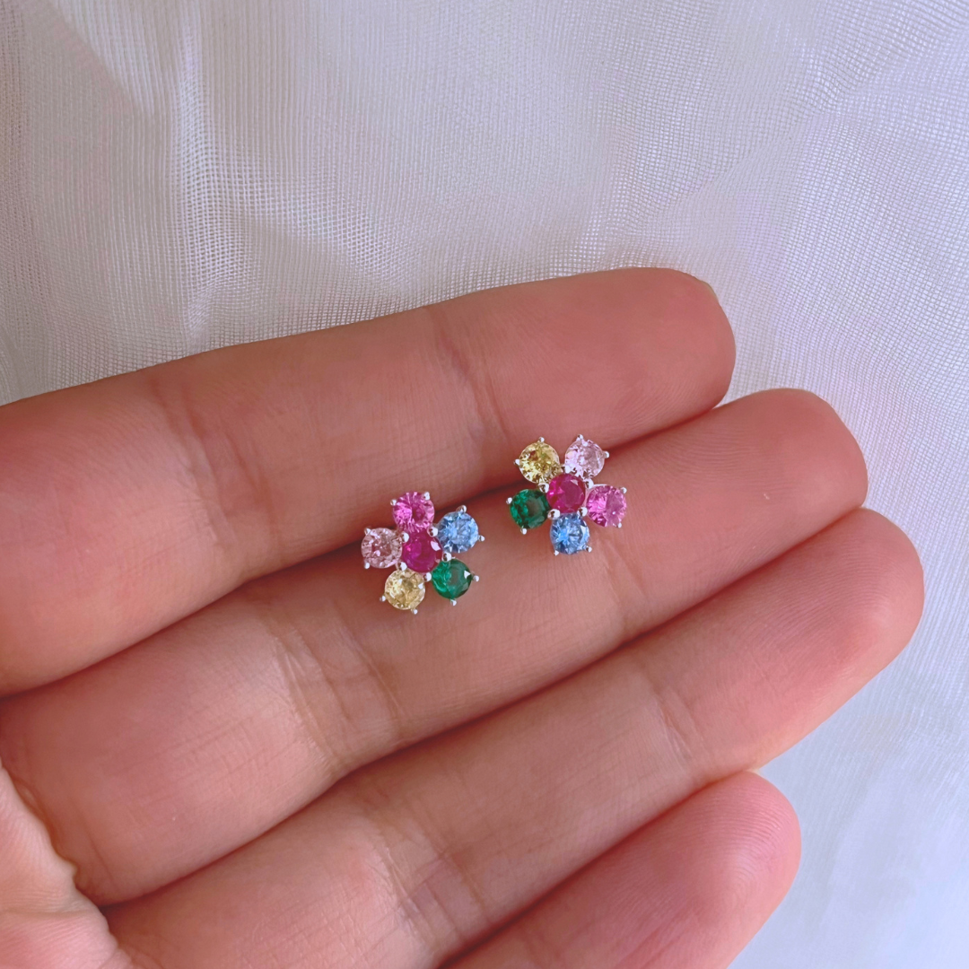 AROS FLOR CIRCONES MULTICOLOR