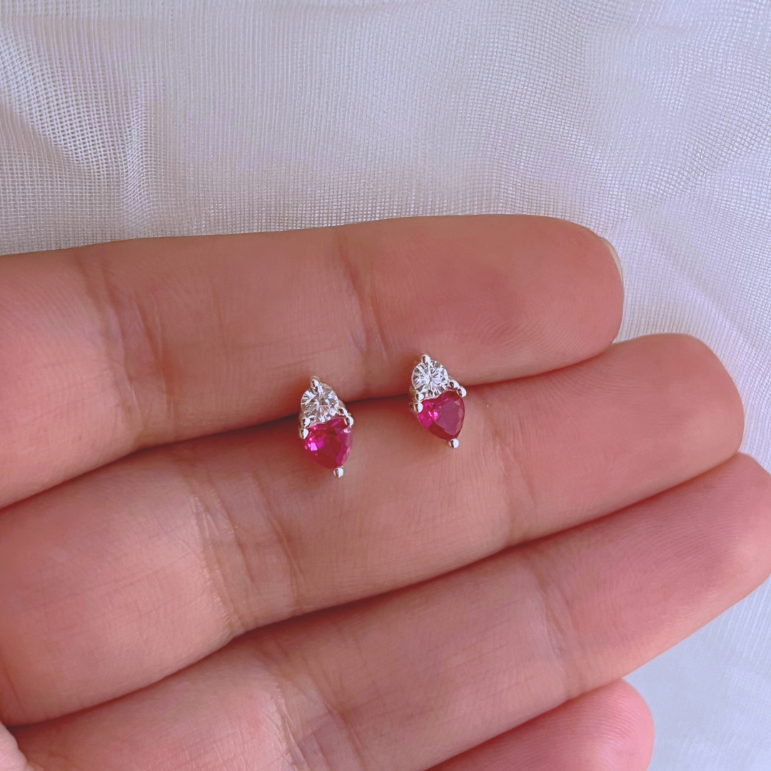 AROS CORAZÓN CIRCÓN MAGENTA