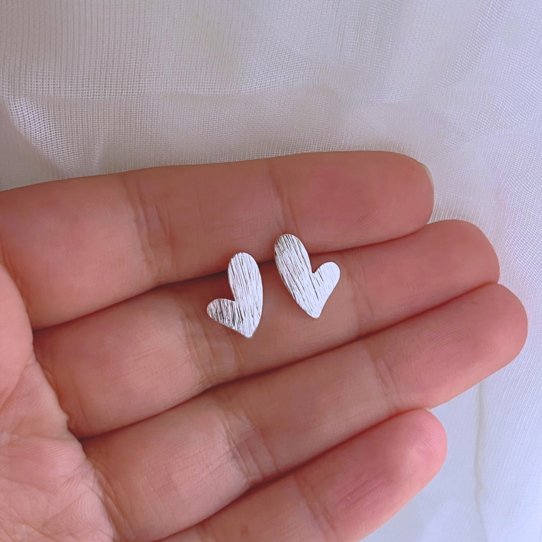 AROS CORAZÓN SATINADO