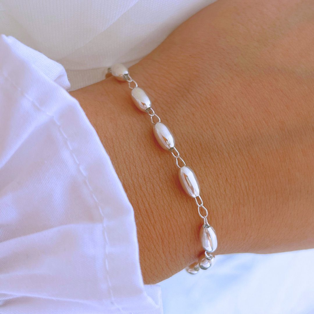PULSERA ÓVALOS _ 19 CM